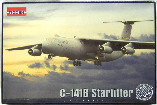 Roden 1/144 Lockheed C-141B Starlifter - Spirit of the Inland Empire, 325 plastic model kit